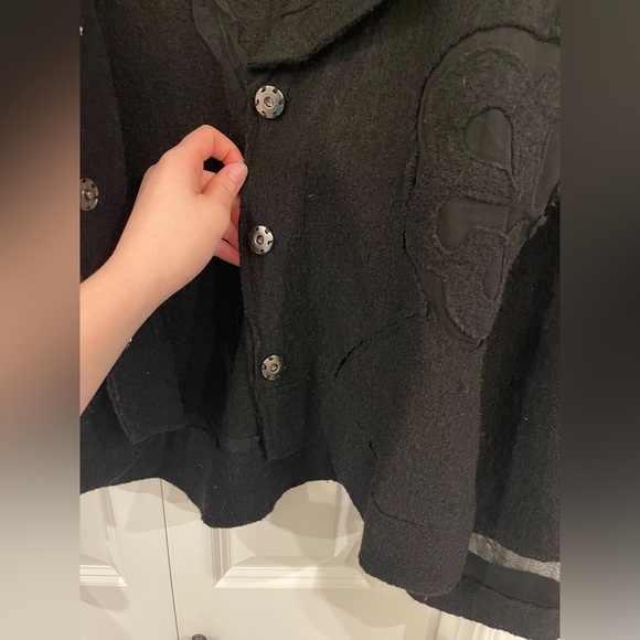 Vintage Marisa Christina Black Button-Up Jacket - Size Large - Picture 3 of 10